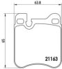 BREMBO P 65 010 Brake Pad Set, disc brake